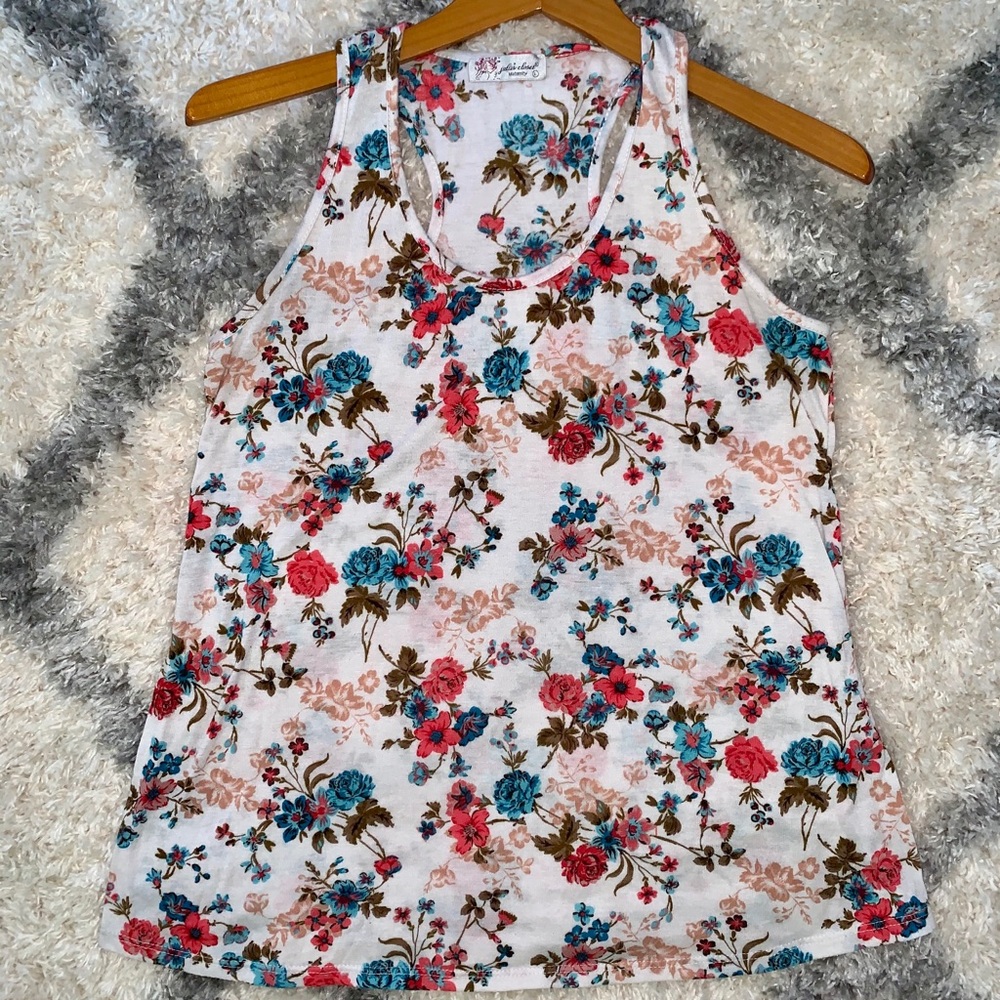 Maternity racerback tank